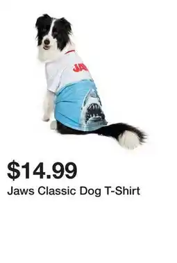 Petsmart Jaws Classic Dog T-Shirt offer