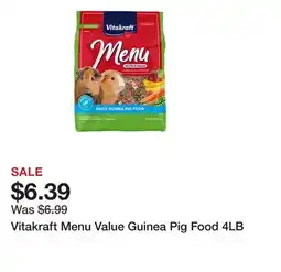 Petsmart Vitakraft Menu Value Guinea Pig Food 4LB offer