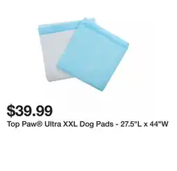 Petsmart Top Paw Ultra XXL Dog Pads - 27.5L x 44W offer