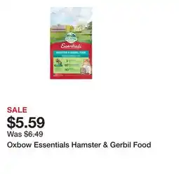 Petsmart Oxbow Essentials Hamster & Gerbil Food offer