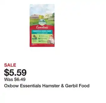 Petsmart Oxbow Essentials Hamster & Gerbil Food offer
