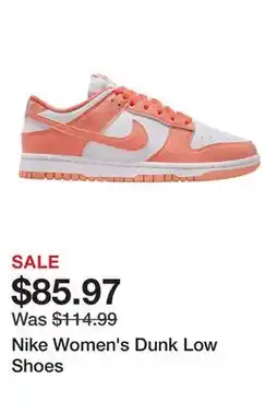 Dick's Sporting Goods Nike Women's Dunk Low Shoes offer