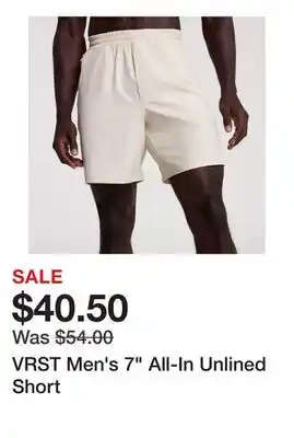 Dick's Sporting Goods VRST Men's 7 All-In Unlined Short offer
