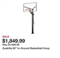 Dick's Sporting Goods Goalrilla 60'' In-Ground Basketball Hoop offer