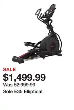 Dick's Sporting Goods Sole E35 Elliptical offer