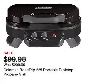 Dick's Sporting Goods Coleman RoadTrip 225 Portable Tabletop Propane Grill offer
