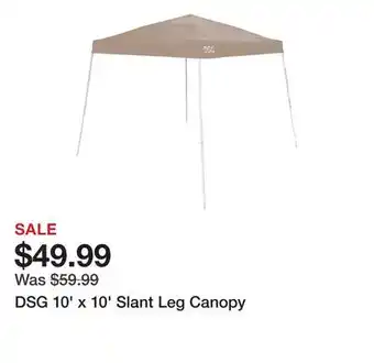 Dick's Sporting Goods DSG 10' x 10' Slant Leg Canopy offer