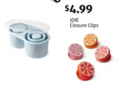 Aldi JOIE Closure Clips offer