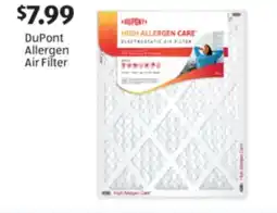 Aldi DuPont Allergen Air Filter offer