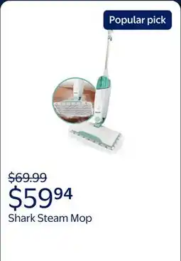 Walmart Shark Steam Mop, S1000WM offer