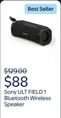 Walmart Sony ULT FIELD 1 Bluetooth Wireless Speaker offer