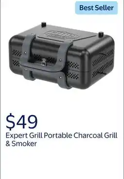 Walmart Expert Grill Portable Charcoal Grill & Smoker offer