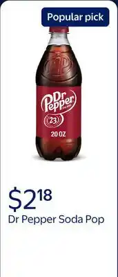 Walmart Dr Pepper Soda Pop offer
