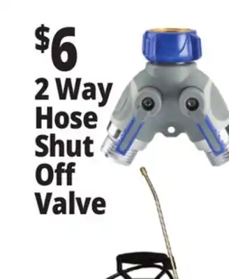 Ocean State Job Lot Tiller & Rowe 2-Way Hose Connector Shut-Off Valve offer