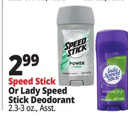 Ocean State Job Lot Lady Speed Stick Powder Fresh Invisible Dry Antiperspirant Deodorant 2.3 oz offer