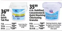 Ocean State Job Lot POOL CHEMICALS offer