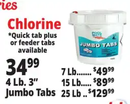 Ocean State Job Lot Chlorine offer