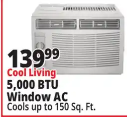 Ocean State Job Lot Cool Living 5,000 BTU Window AC offer