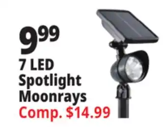 Ocean State Job Lot 7 LED Spotlight Moonrays offer