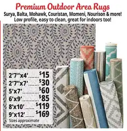 Ocean State Job Lot Premium Outdoor Area Rugs offer