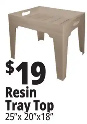 Ocean State Job Lot Resin Tray Top offer