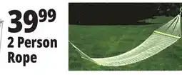 Ocean State Job Lot 2 Person Rope Hammocks offer