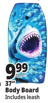 Ocean State Job Lot 37 Body Board offer