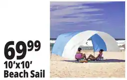 Ocean State Job Lot 10'x10' Beach Sail offer
