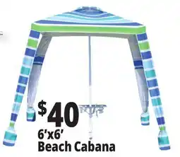 Ocean State Job Lot 6'x6' Beach Cabana offer