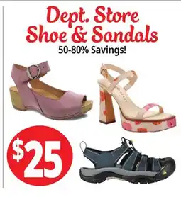 Ocean State Job Lot Dept. Store Shoe & Sandals offer
