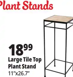 Ocean State Job Lot Large Tile Top Plant Stand offer