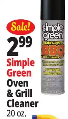Ocean State Job Lot Simple Green Oven & Grill Cleaner offer