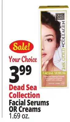 Ocean State Job Lot Dead Sea Collection Facial Serums OR Creams offer