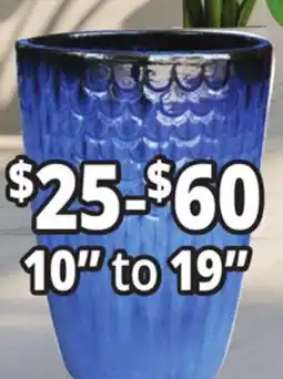 Ocean State Job Lot Outdoor Glazed Ceramic Planters offer