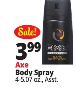 Ocean State Job Lot Axe Body Spray offer