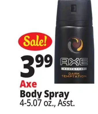 Ocean State Job Lot Axe Body Spray offer