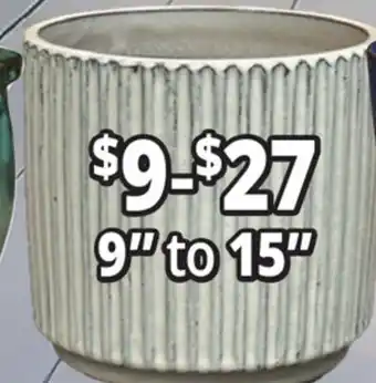 Ocean State Job Lot Outdoor Glazed Ceramic Planters offer
