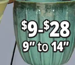 Ocean State Job Lot 9 to 14 Outdoor Glazed Ceramic Planters offer