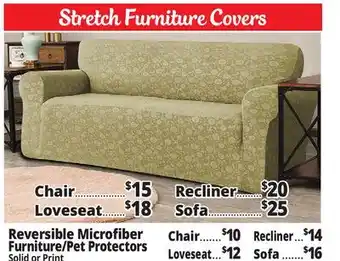 Ocean State Job Lot Stretch Furniture Covers offer