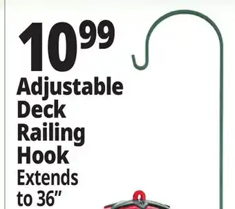 Ocean State Job Lot Adjustable Deck Railing Hook offer