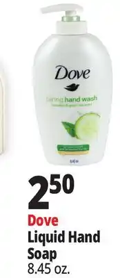 Ocean State Job Lot Dove Liquid Hand Soap offer