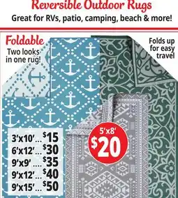Ocean State Job Lot Reversible Outdoor Rugs offer