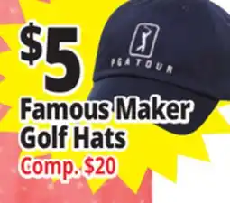 Ocean State Job Lot Famous Maker Golf Hats offer