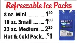 Ocean State Job Lot Refreezable Ice Packs offer