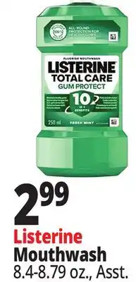 Ocean State Job Lot Listerine Mouthwash offer