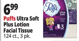Ocean State Job Lot Puffs Ultra Soft Plus Lotion Facial Tissue offer