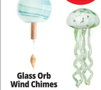 Ocean State Job Lot Glass Orb Wind Chimes offer