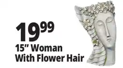 Ocean State Job Lot 15 Woman With Flower Hair offer
