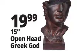 Ocean State Job Lot 15 Open Head Greek God offer