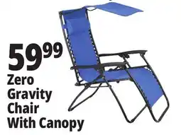 Ocean State Job Lot Reclining Zero Gravity Chair with Canopy offer